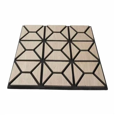 Akustične 3D zidne pločice Tech Wood Veneer Modular