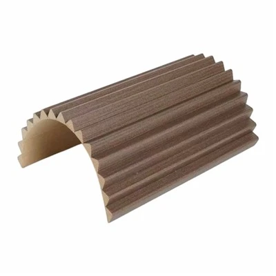 Asimetrična 3D zidna ploča PVC zakrivljeni interijeri